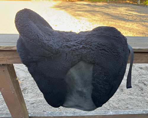 Schwarzer sattel sitzbezug aus - schwarzer,